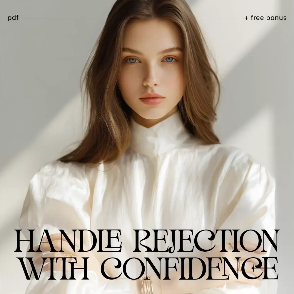 How to Handle Rejection with Confidence — Digital Self-Growth Guide for Emotional Resilience | Printable Mindset Workbook | Personal Development eBook | how to handle rejection without losing confidence