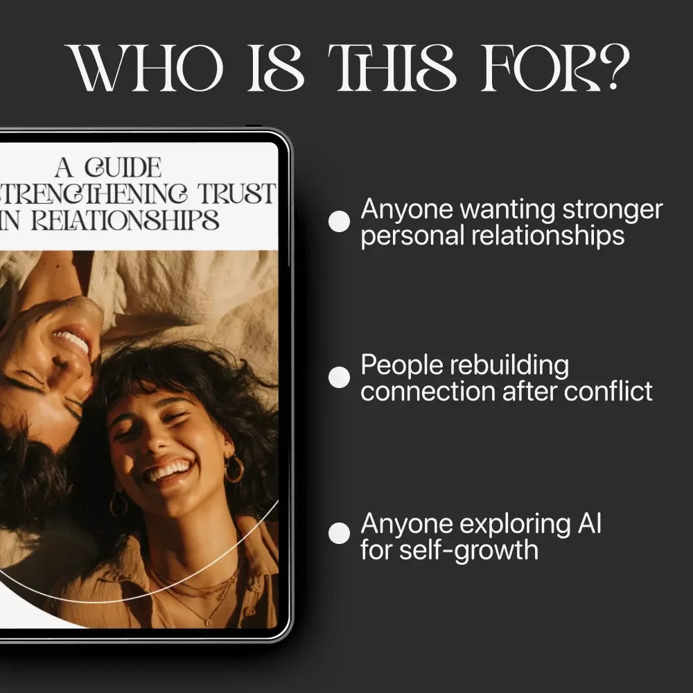 A Guide to Strengthening Trust in Relationships – Practical eBook for Lasting Connection | Communication Skills | Emotional Safety | ways to improve trust in relationships