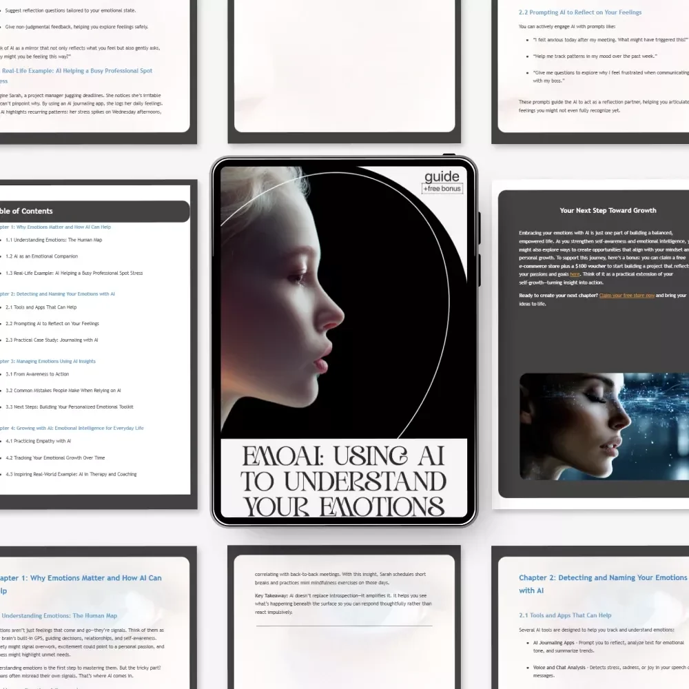 EmoAI: Using AI to Understand Your Emotions | Digital Guide for Self-Awareness, Emotional Intelligence & how to use ai to understand my emotions