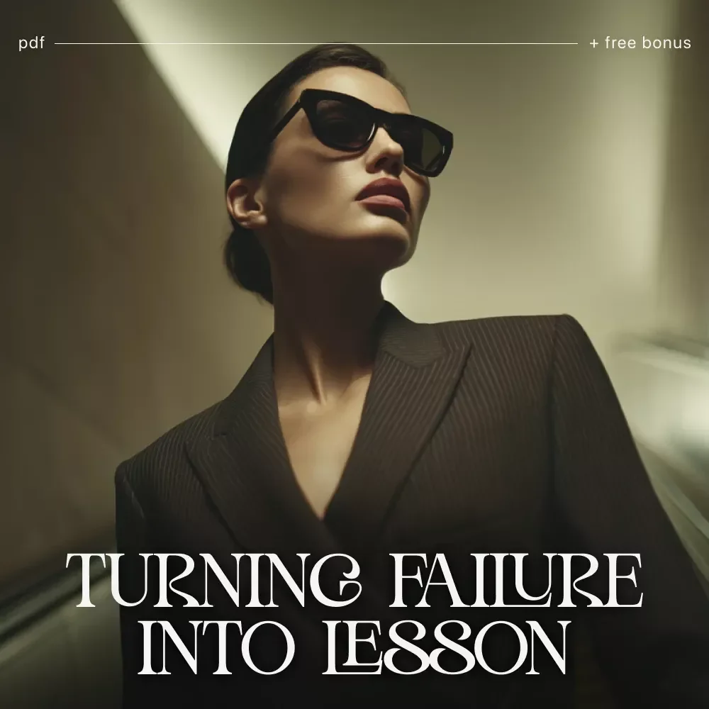 Turning Failure Into Lesson Checklist | how to turn failure into a learning moment | Growth Mindset Printable, Self-Reflection & Personal Development Guide