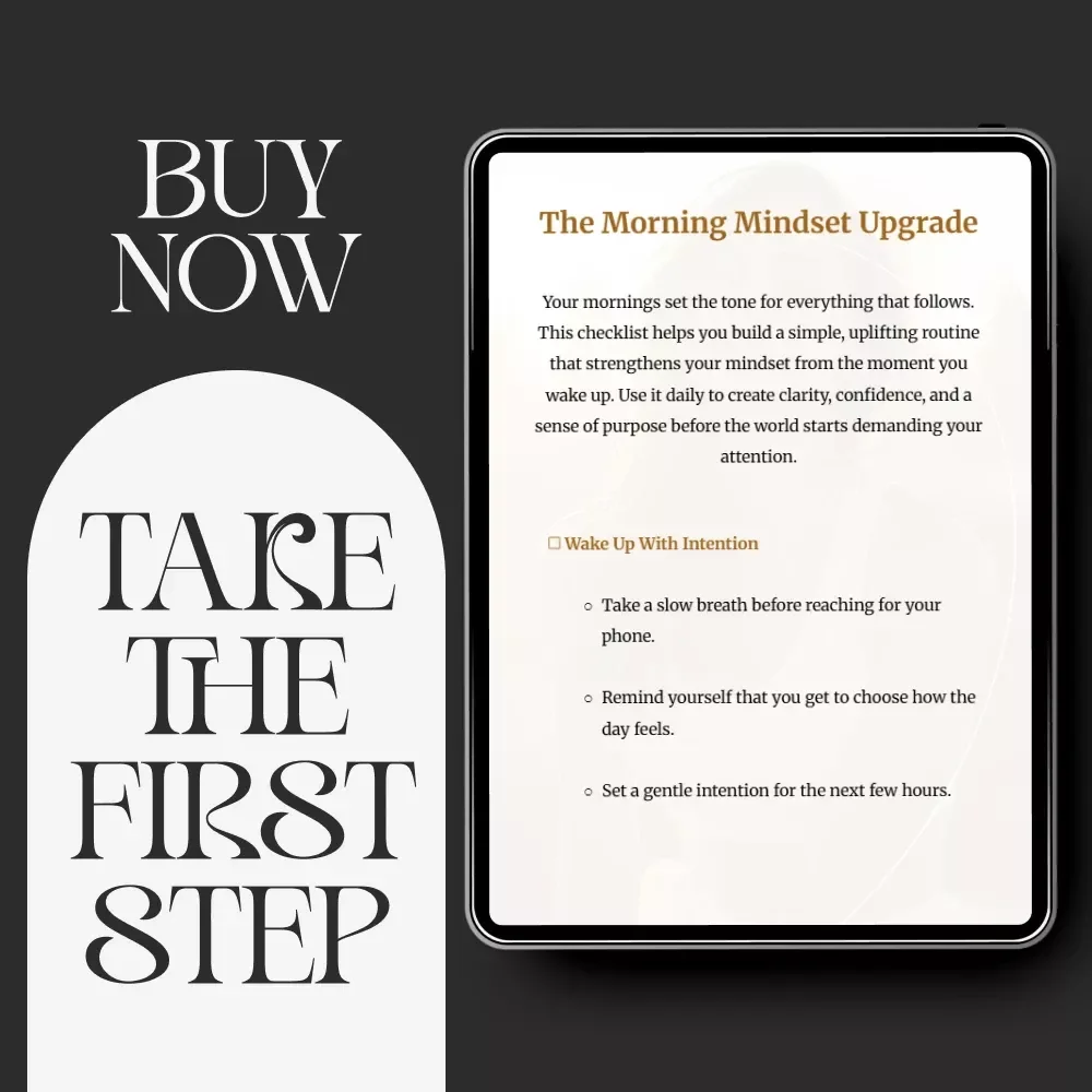 The Morning Mindset Upgrade | Daily Routine Checklist for Positivity & Focus | How to Improve Your Mindset Every Morning