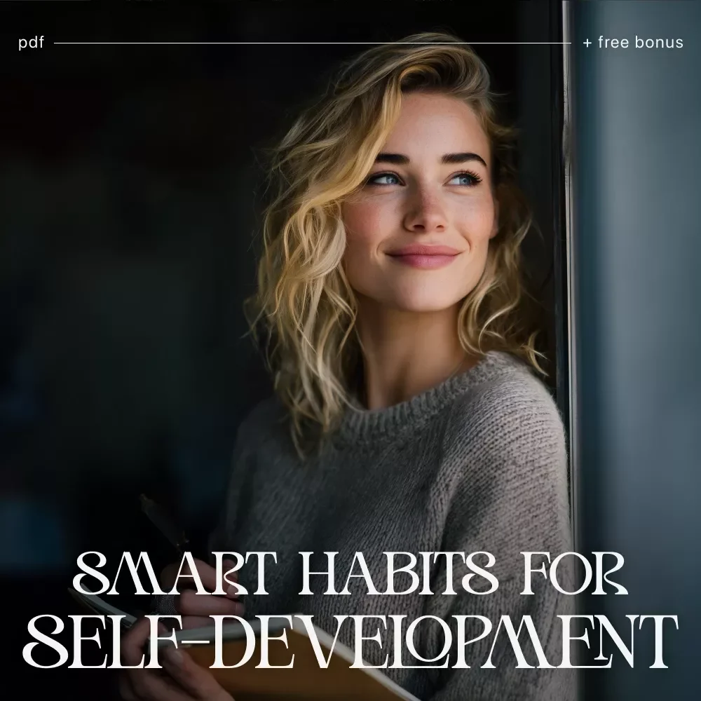 Smart Habits for Continuous Self-Development | Digital Checklist for Smart Habits for Continuous Self Development, Personal Growth Planner & Daily Success Routine