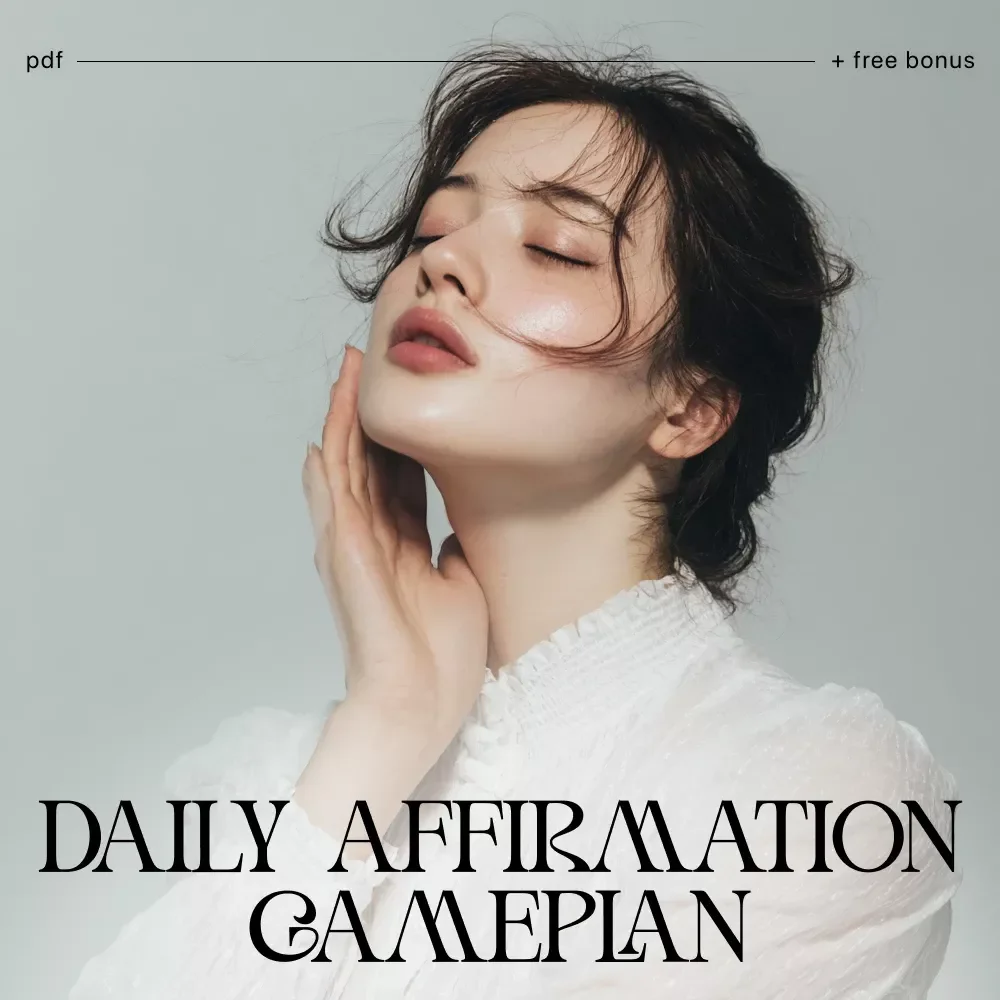 Your Daily Affirmation Gameplan | Digital Checklist for Mindset Growth | Learn How to Use Affirmations That Actually Work