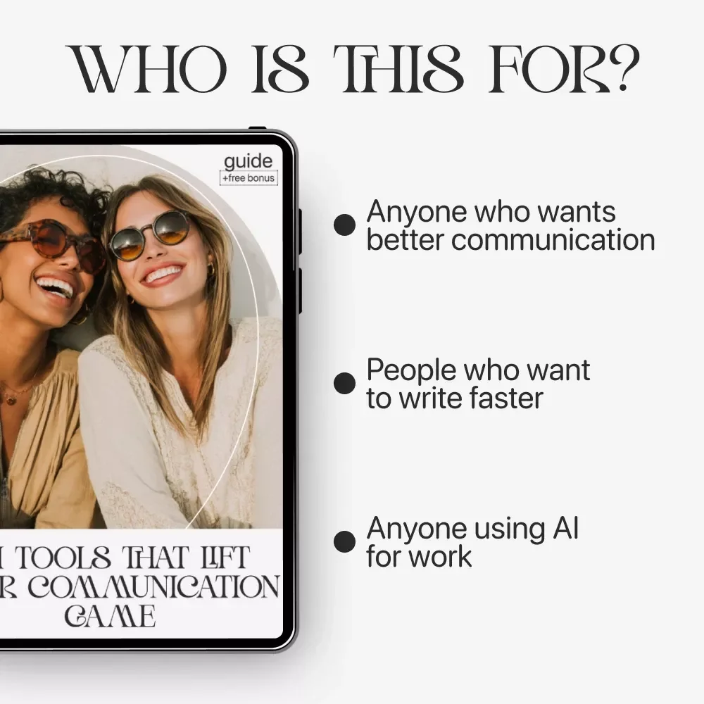 AI Tools That Lift Your Communication Game | Guide for AI Tools to Improve Communication Skills, Workplace Messaging, Writing & Professional Growth