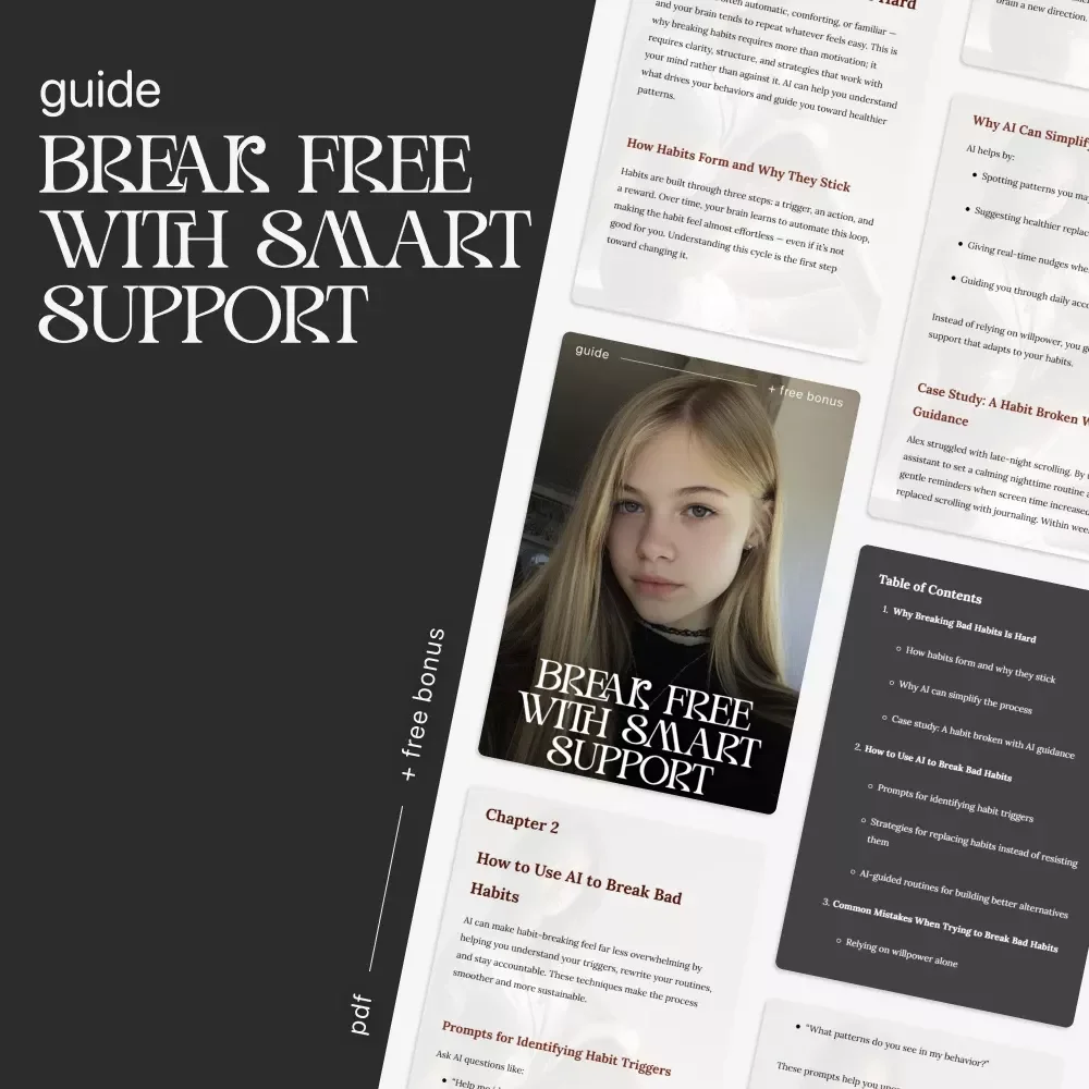 Break Free With Smart Support | Guide on How to Get AI Help for Breaking Bad Habits and Building Better Routines