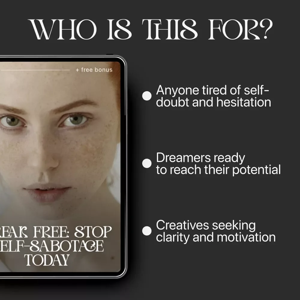 Break Free: Stop Self-Sabotage Today | How to Stop Self-Sabotage | Digital eBook for Mindset, Motivation & Lasting Personal Growth | Instant Download