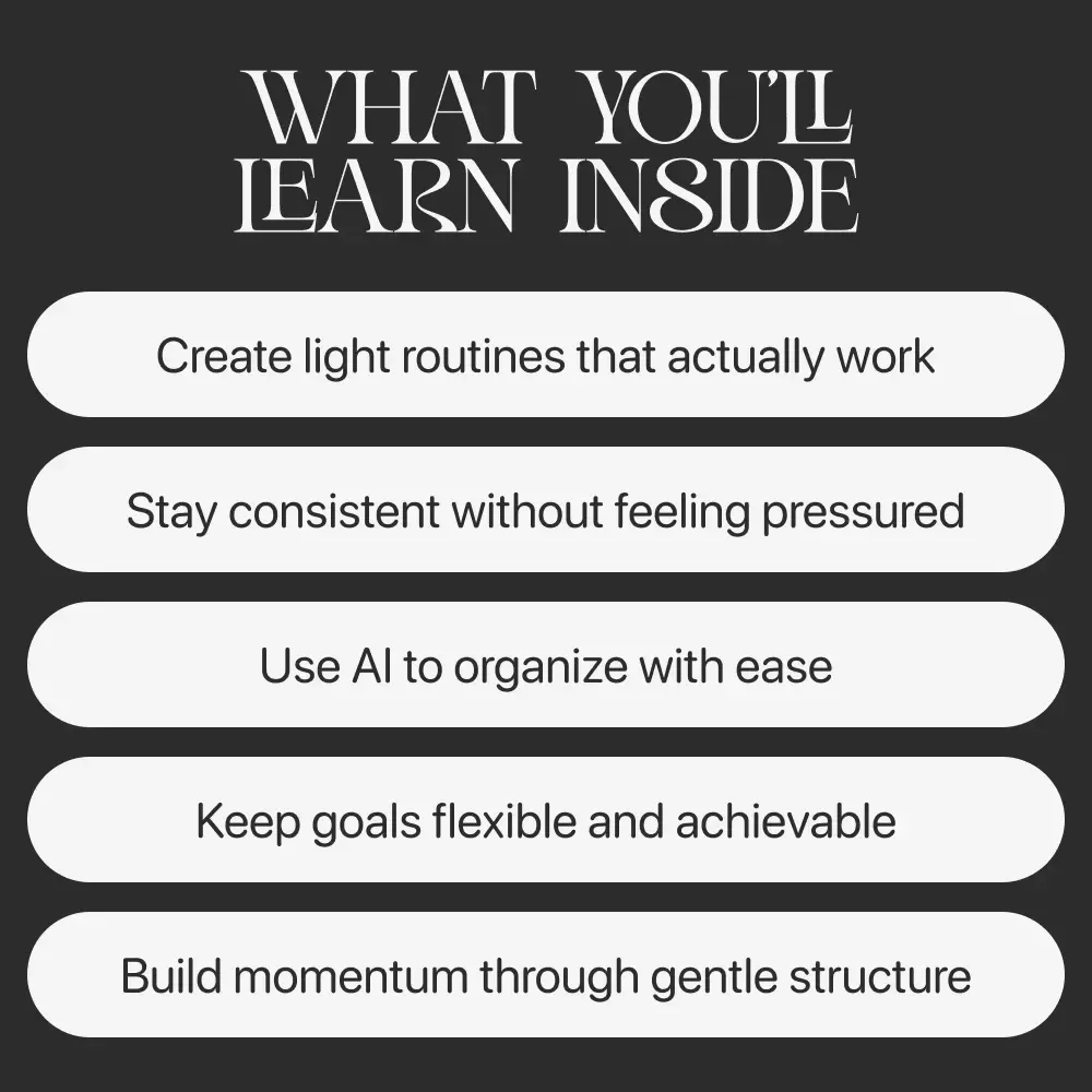 A Gentle System for Everyday Improvement | Ebook on How to Create a Simple System for Life Improvement and Build Consistent Habits with Ease