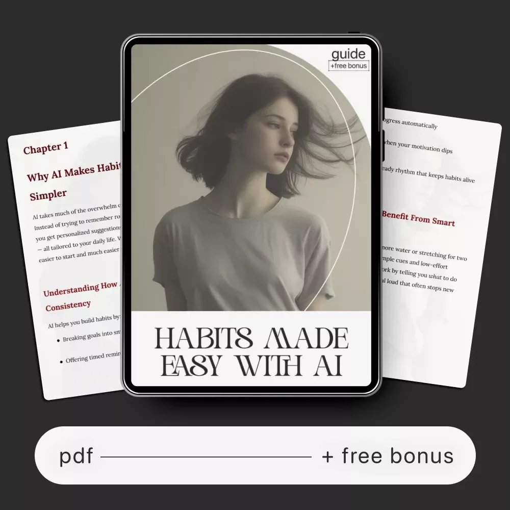Habits Made Easy With AI | Guide on How to Use AI to Build Simple Daily Habits and Stay Consistent Effortlessly