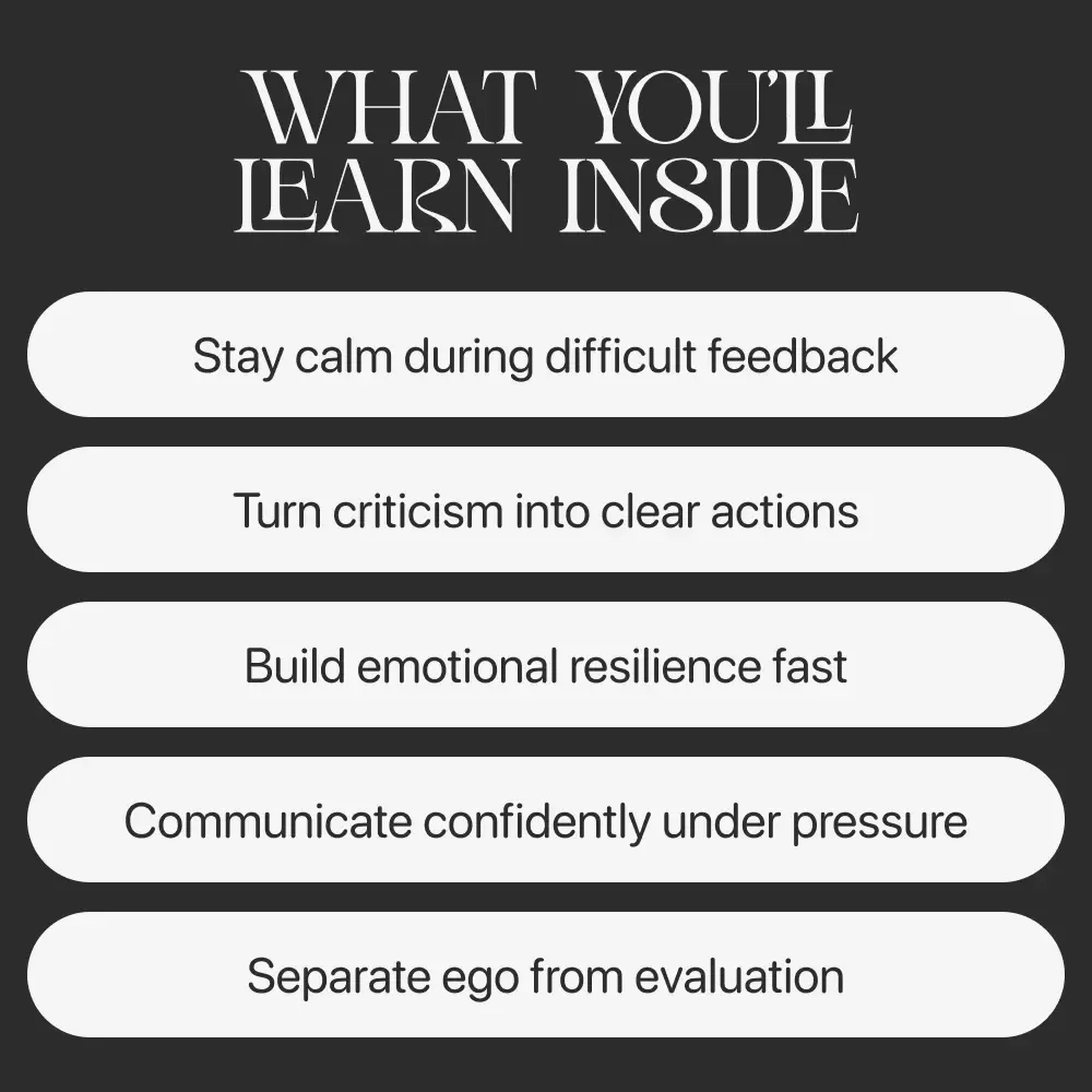 How to Handle Criticism Without Losing Your Cool – Digital Guide | how to deal with criticism in a healthy way, Emotional Resilience, Feedback Skills, Personal Growth