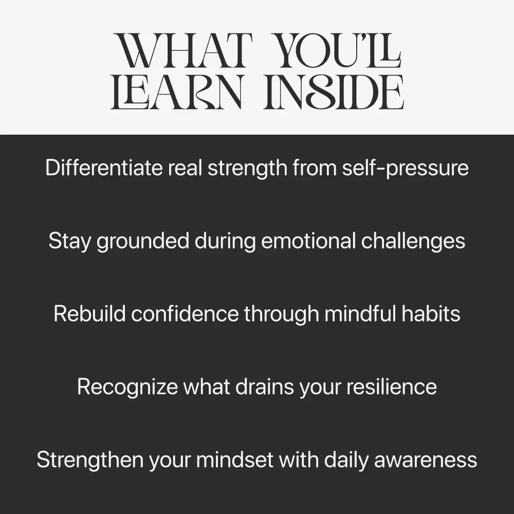 Strength You Can Rely On | Digital Guide for Building True Resilience | How to Build Inner Strength