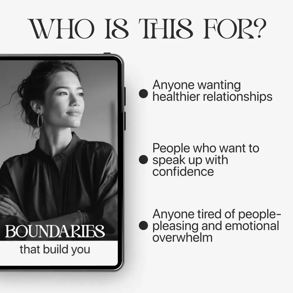 Boundaries That Build You | Healthy Boundaries Guide, Emotional Wellness eBook, Personal Growth Workbook, Self-Care Digital Download
