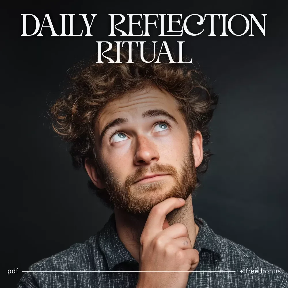 The Daily Reflection Ritual: Turn Thoughts into Action | Digital Checklist | How to Create a Daily Reflection Habit
