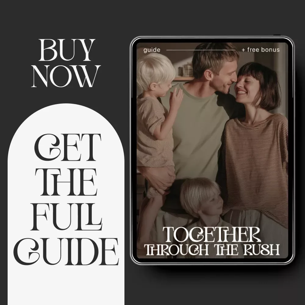 Together Through the Rush | Intimacy Guide for Busy Couples • Relationship eBook • Digital Download for Deeper Connection • Couples Communication Tool