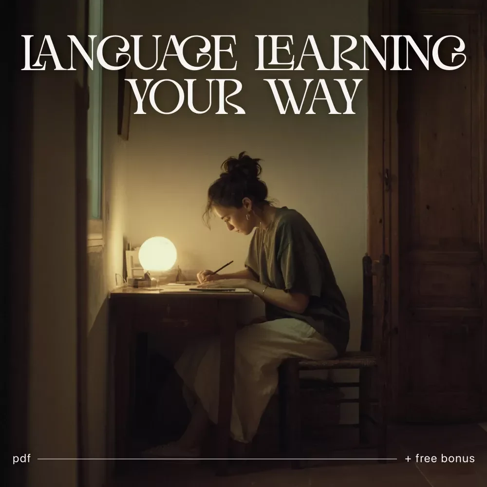 Language Learning Your Way | Digital Checklist for How to Learn a Language in a Way That Fits Your Life | Smart Study Planner & Self-Paced Language Guide