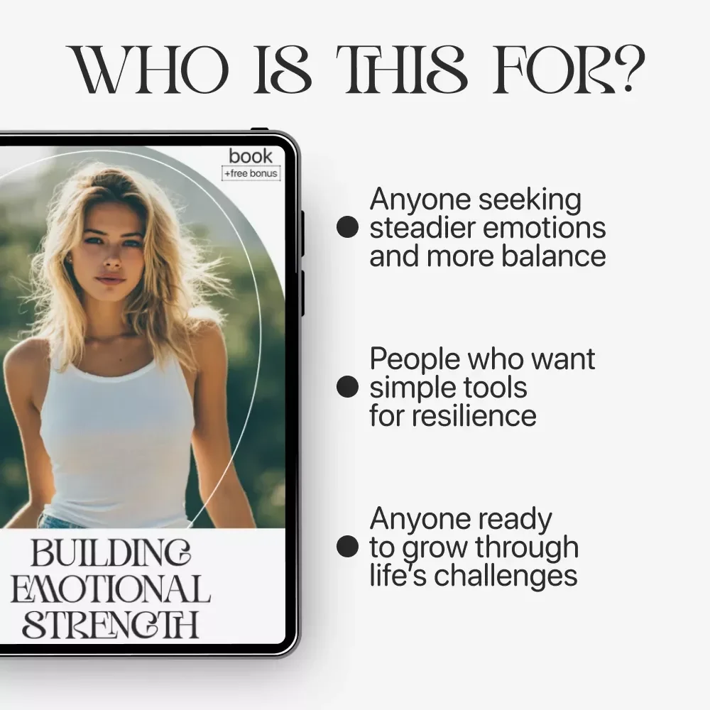 Building Emotional Strength | Emotional Resilience Ebook for Personal Growth, Mindset Shifts & Self-Awareness | how to build emotional resilience Guide