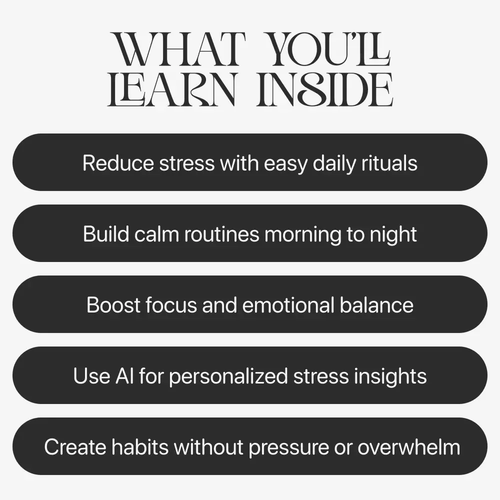 Simple Daily Rituals to Soothe Your Mind – Digital Guide for Simple Rituals to Calm My Mind Daily, Stress Relief, Mindfulness Routine & Mental Clarity