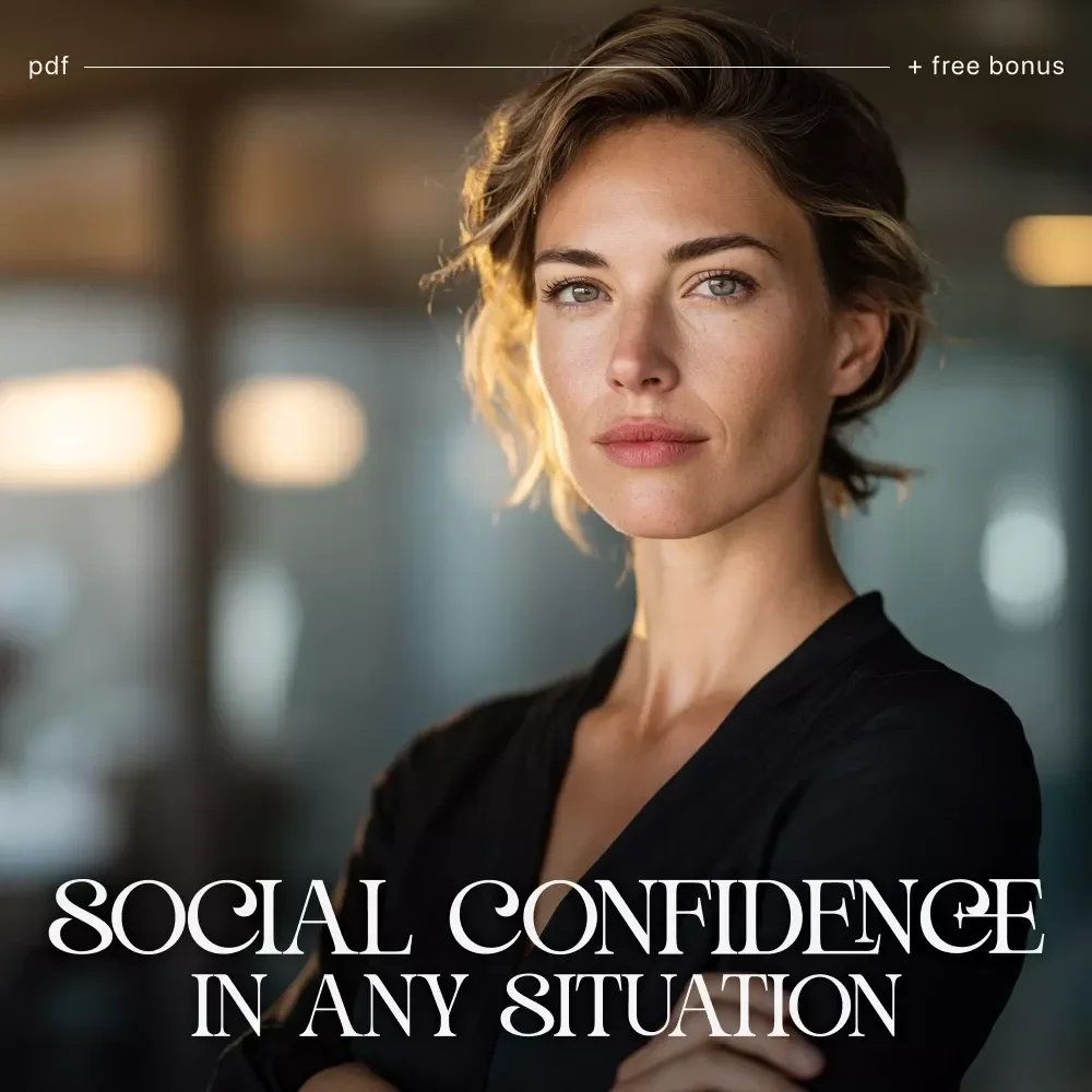 Social Confidence in Any Situation | Printable Checklist for Self-Assurance and Communication Skills | Learn how to feel confident in social situations | Digital Download for Everyday Conversations and Networking