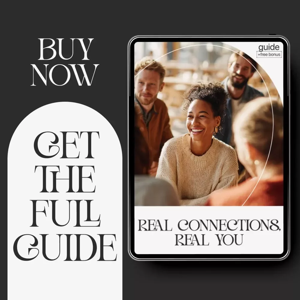 Real Connections, Real You – Authentic Networking Guide, Natural Relationship-Building eBook, AI Prompt Toolkit for Genuine Conversations