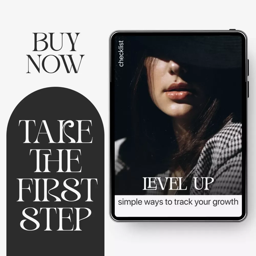 Level Up: Simple Ways to Track Your Growth | Printable Personal Growth Checklist | Learn How to Measure Personal Growth Simply