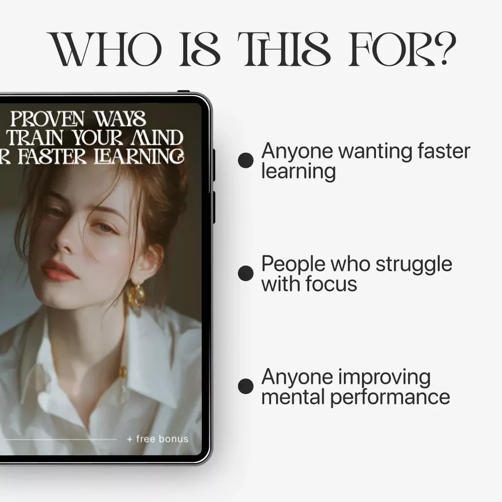 Proven Ways to Train Your Mind for Faster Learning | Brain Training eBook | ways to train your brain for faster learning | Study Smarter Digital Guide