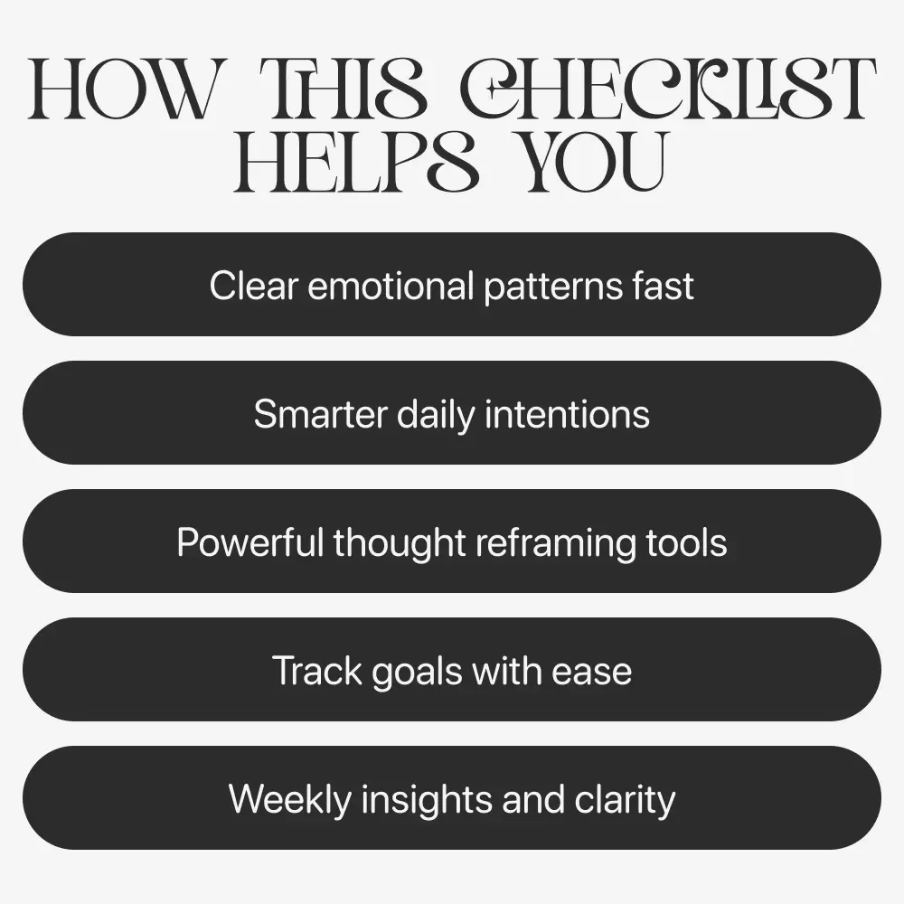 How to Use AI for Mindset Journaling – Digital Checklist for Personal Growth, Self-Reflection & Mental Clarity | how to use ai for mindset journaling