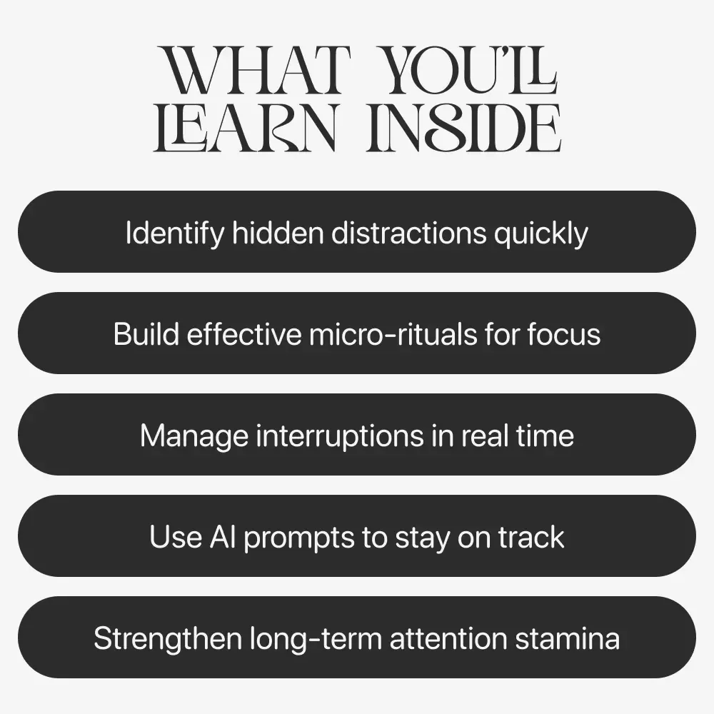 Deep Focus on Busy Days: Ultimate Guide to Deep Work Focus During Busy Days, Boost Productivity & Manage Distractions