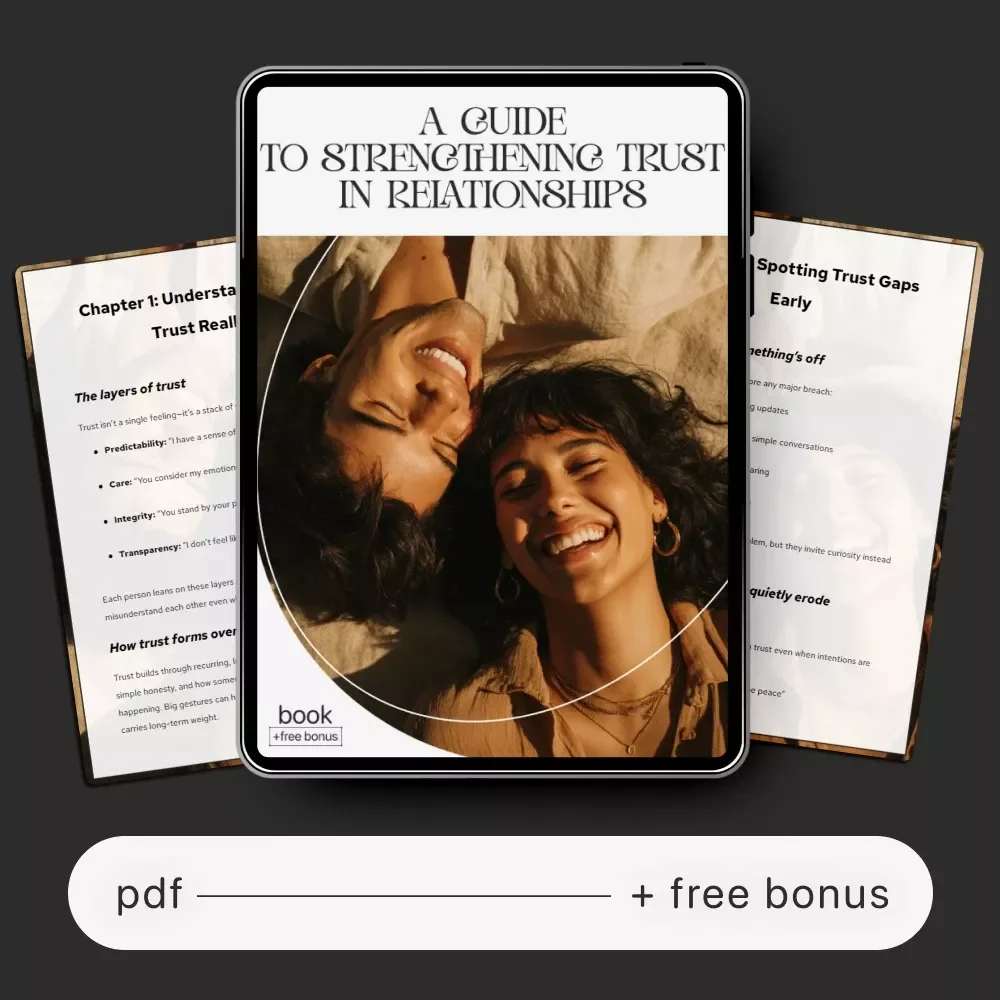 A Guide to Strengthening Trust in Relationships – Practical eBook for Lasting Connection | Communication Skills | Emotional Safety | ways to improve trust in relationships