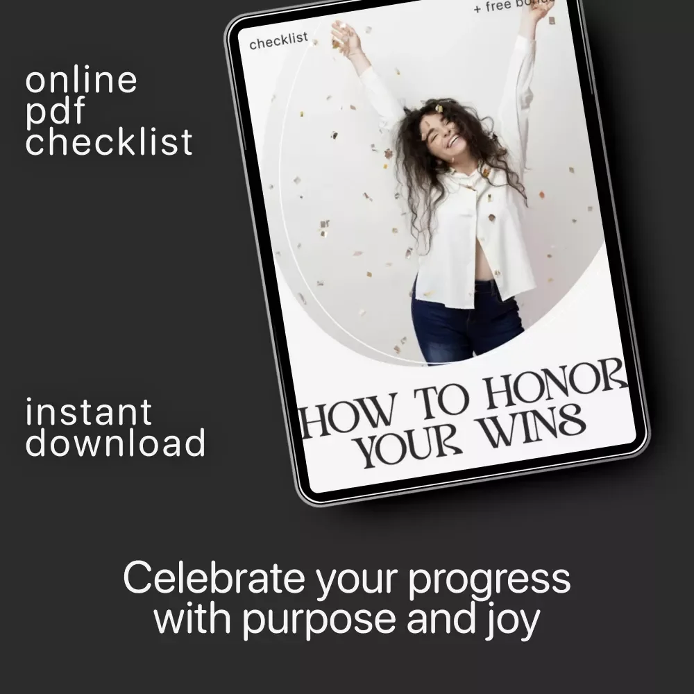 How to Honor Your Wins | Self-Reflection & Gratitude Checklist for Motivation | How to Celebrate Personal Achievements