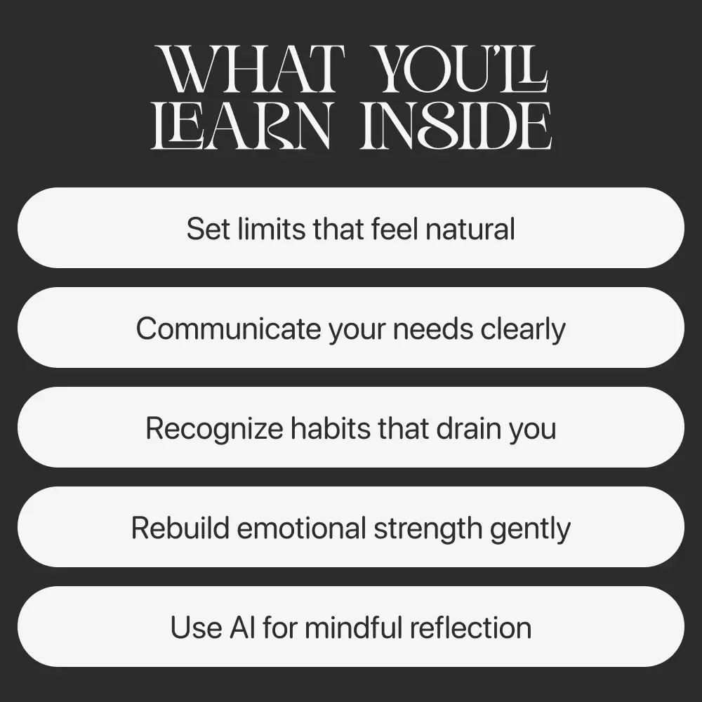 Boundaries That Protect Your Peace | Guide on Ways to Strengthen Your Personal Boundaries and Build Emotional Confidence