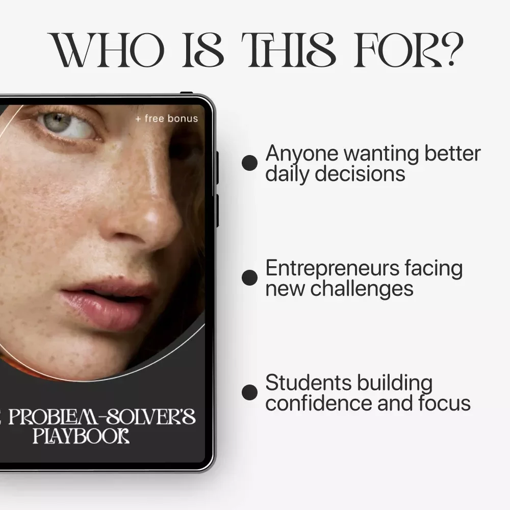 The Problem-Solver’s Playbook | How to Improve Problem-Solving Skills | Digital Guide for Critical Thinking, Creativity & Decision-Making | Instant Download