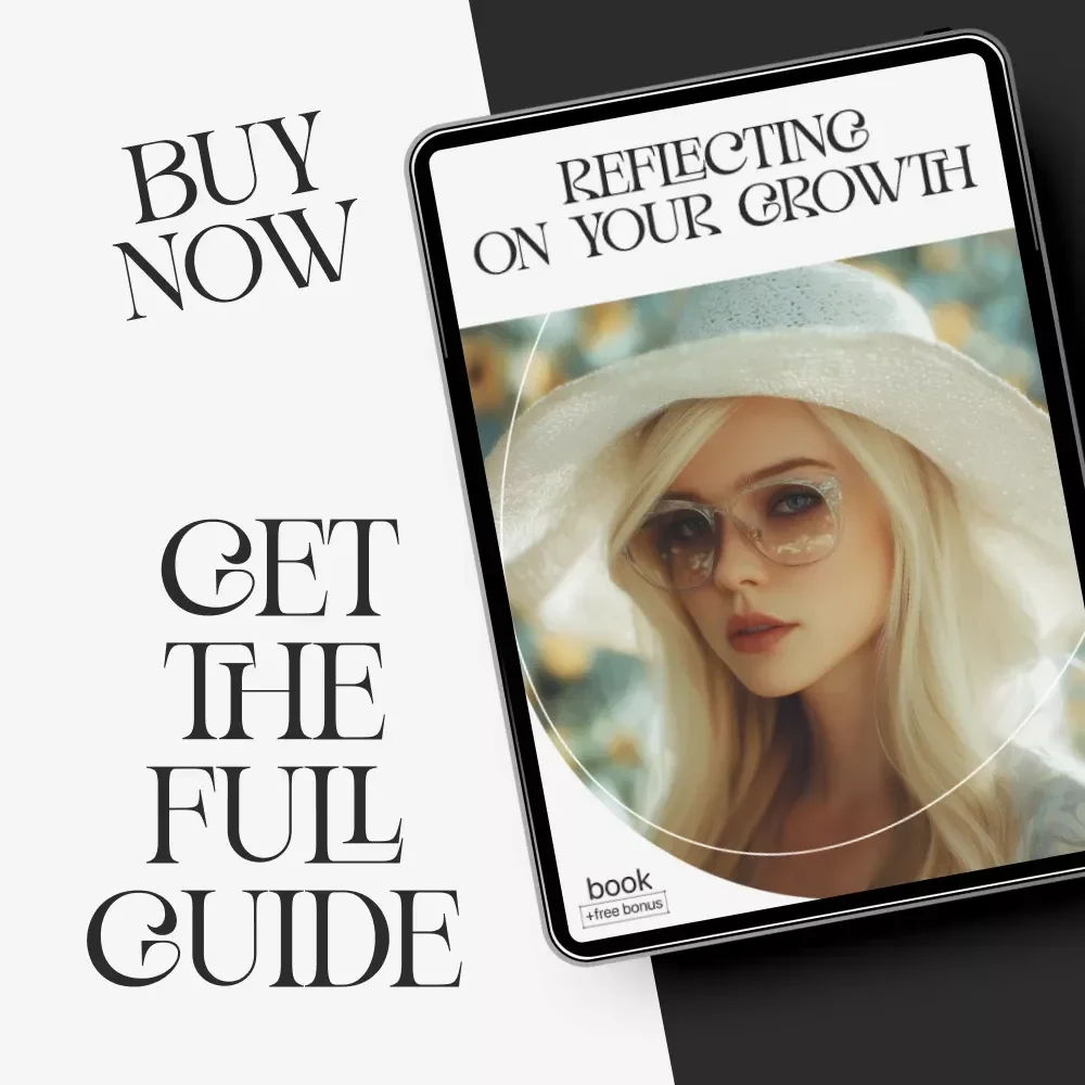 Reflecting on Your Growth – Personal Development Guide | How to Reflect on My Growth Workbook, Self-Reflection Planner, Digital Download
