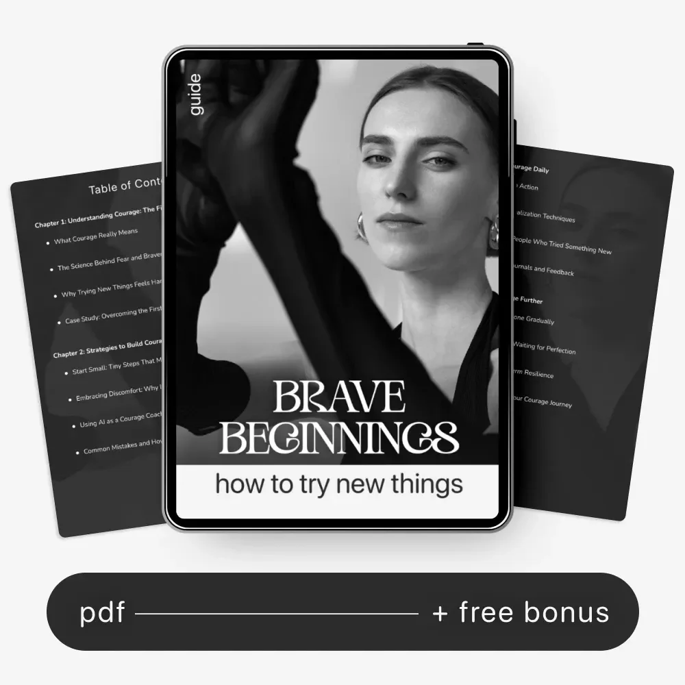 Brave Beginnings: How to Try New Things | Digital Guide | How to Build Courage to Try New Things