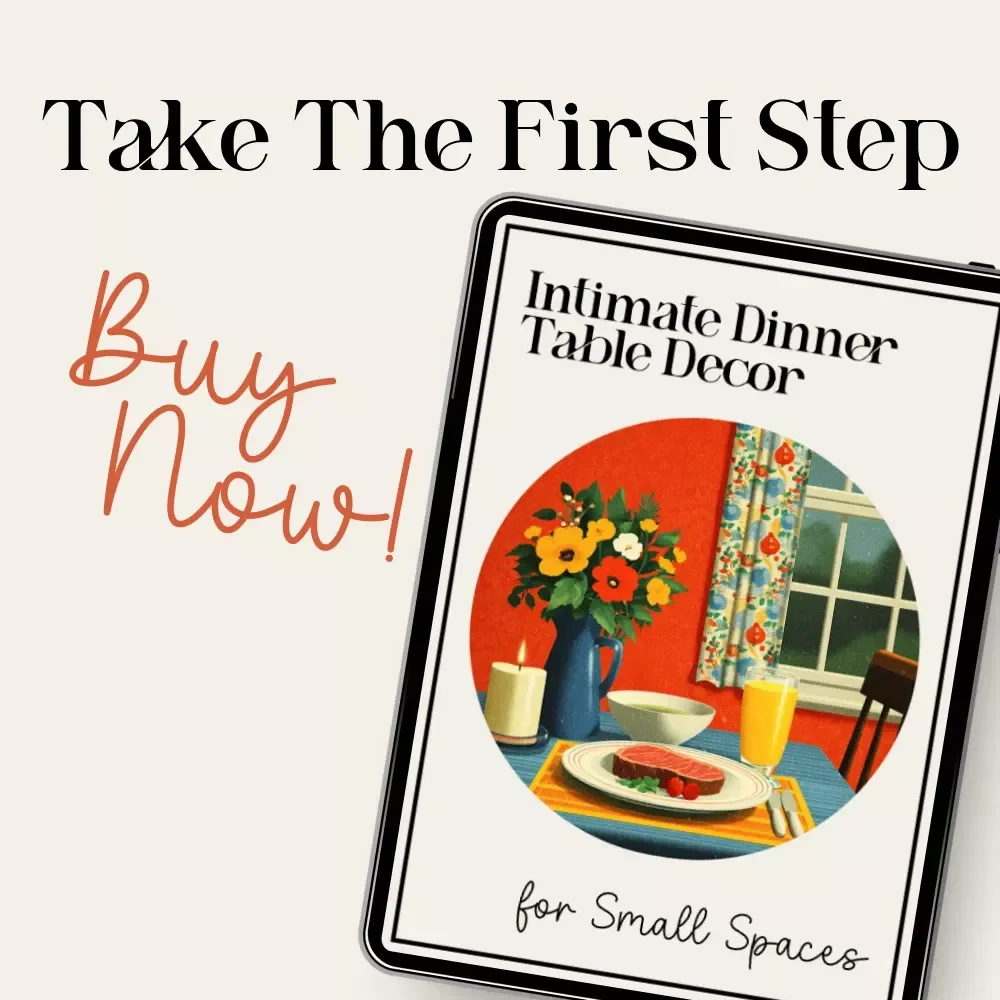 Intimate Dinner Table Decor for Small Spaces – Printable Checklist | Small Apartment Romantic Dining Setup Guide