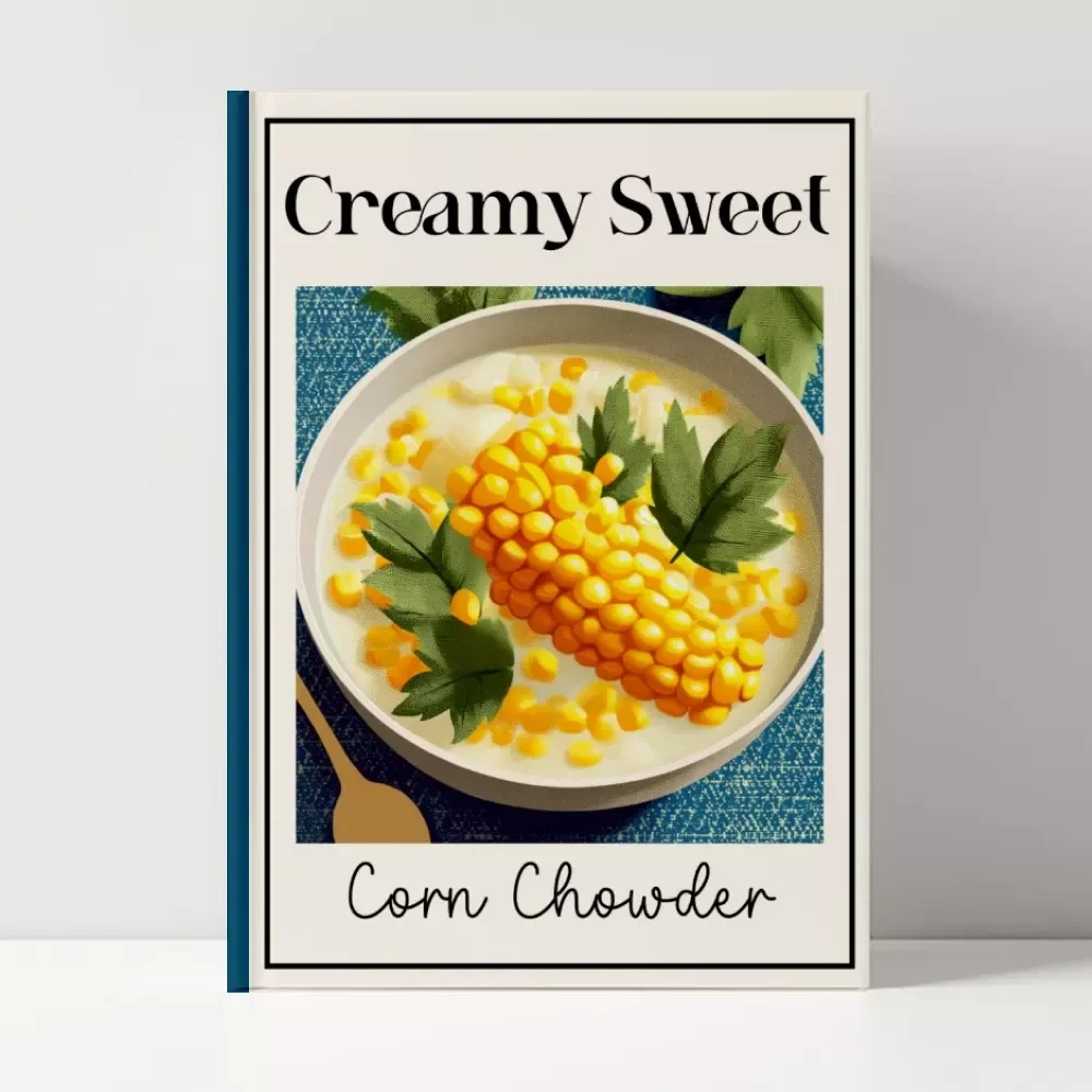 Creamy Sweet Corn Chowder Guide | How to Make Creamy Sweet Corn Chowder at Home, Cozy Comfort Soup eBook & Kitchen Recipe Checklist Download