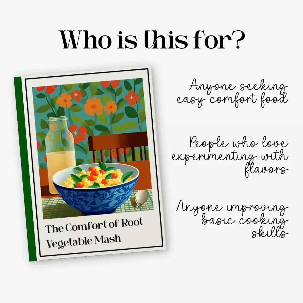 The Comfort of Root Vegetable Mash – Step-by-Step Guide & Root Vegetable Mash Recipe eBook for Cozy Home Cooking