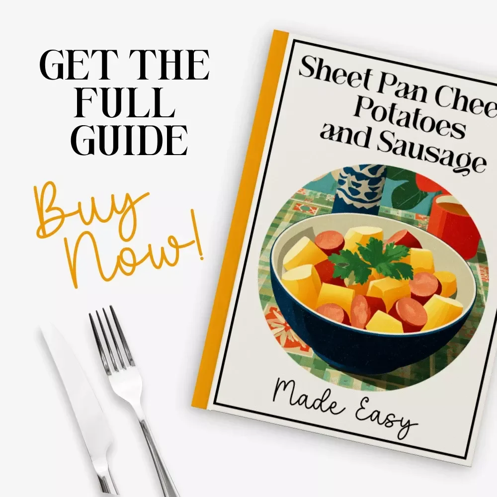 Sheet Pan Cheesy Potatoes and Sausage Made Easy — Digital Cooking Guide | Weeknight Dinner Shortcut + sheet pan cheesy potatoes and sausage recipe