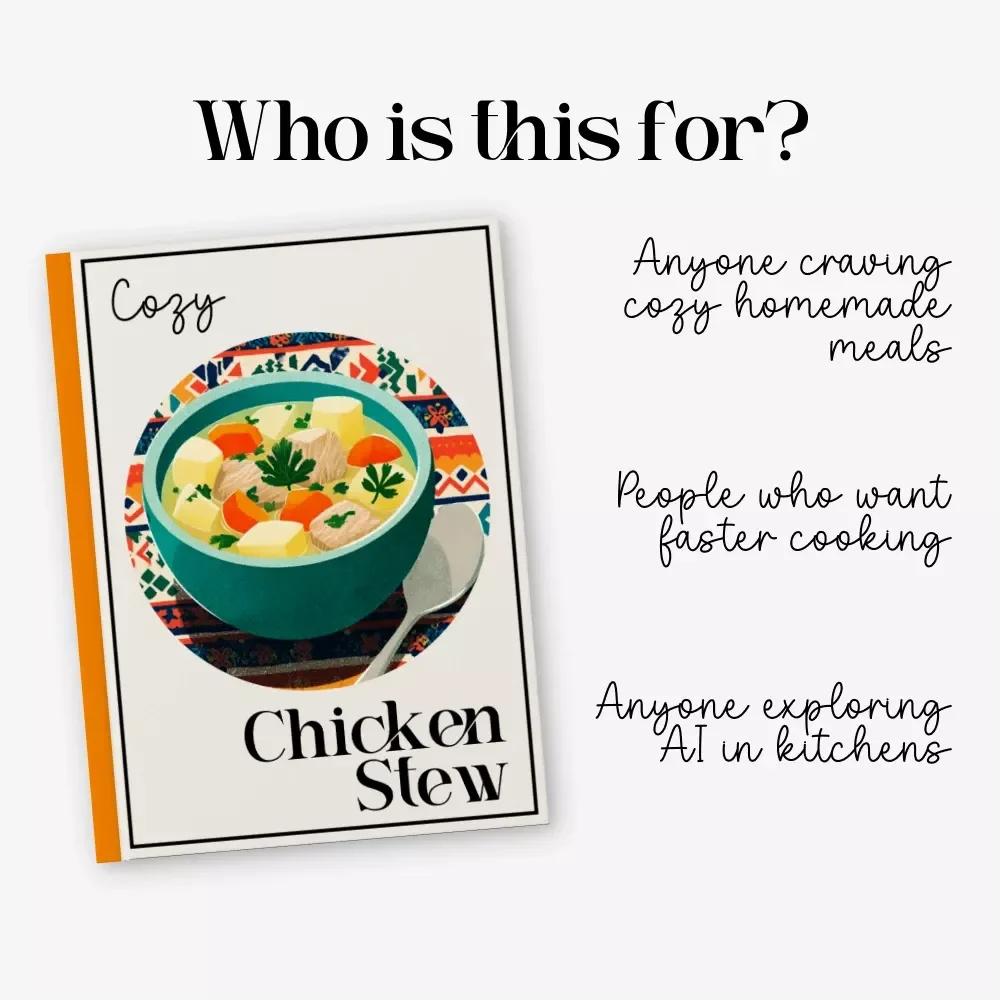 Cozy Chicken Stew – Comfort Food Guide | Easy Homemade chicken stew recipe eBook | Digital Download Kitchen Companion
