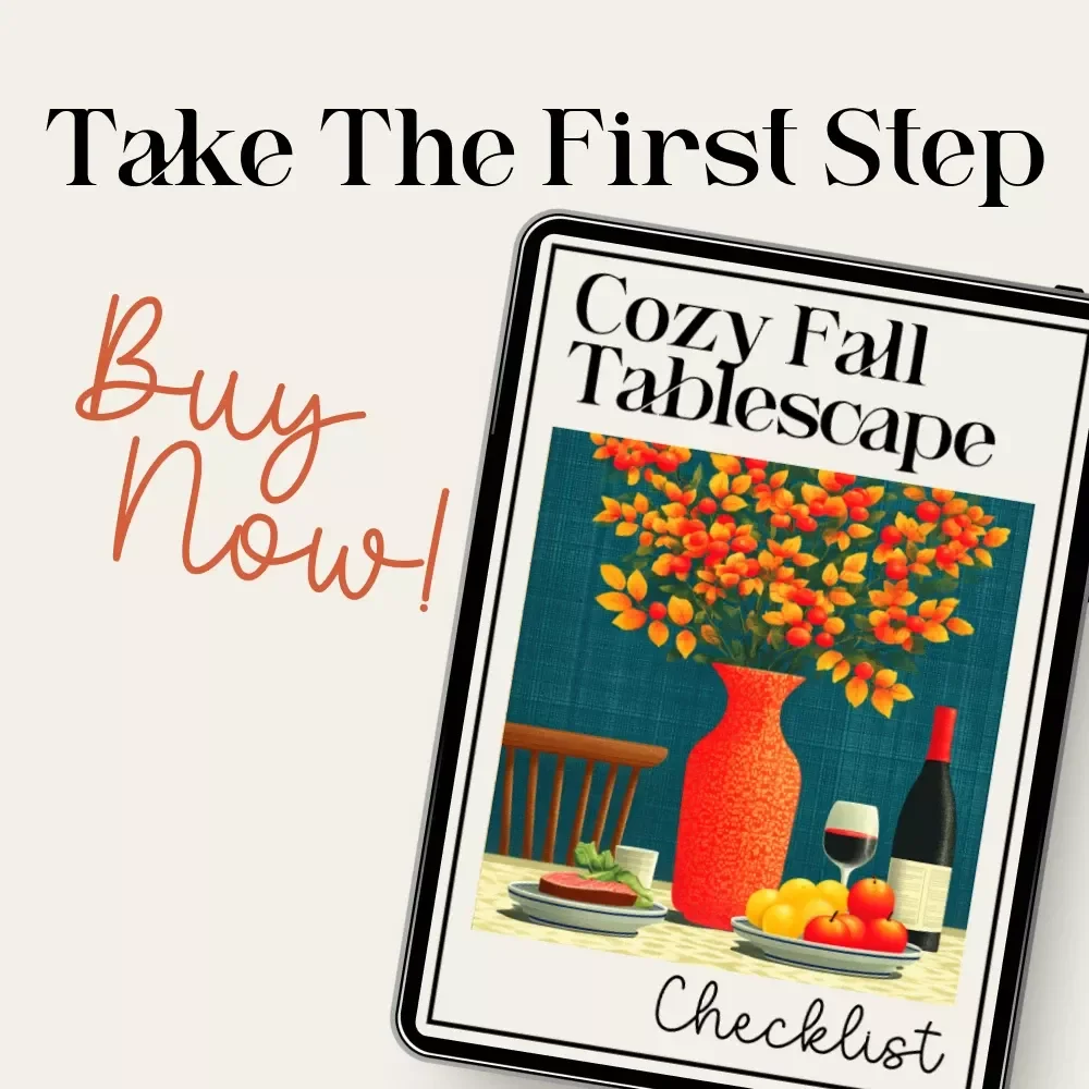 Cozy Fall Tablescape Checklist – Printable Autumn Decor Guide for Hosting, Dining & Cozy Fall Tablescape Ideas