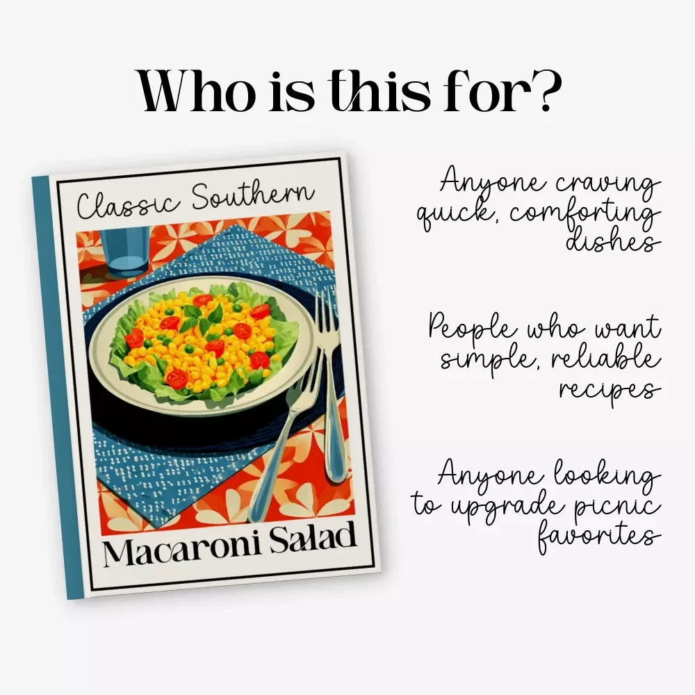 Classic Southern Macaroni Salad — Printable Guide, Instant Download | Classic Southern Macaroni Salad Recipe eBook & Step-by-Step Cooking Companion