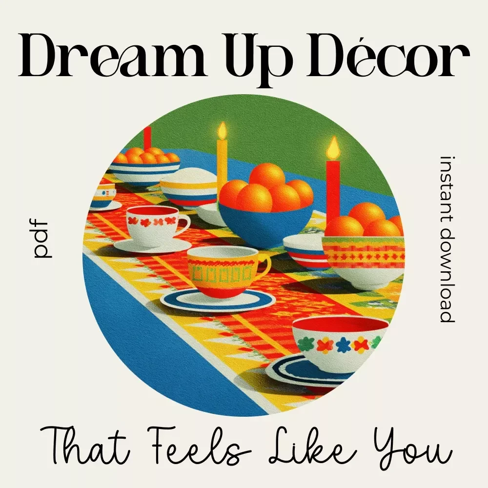 Getting AI to Dream Up Décor That Feels Like You – Cozy Table Styling Checklist | how to have ai generate cozy table decor ideas based on your style | Digital Download