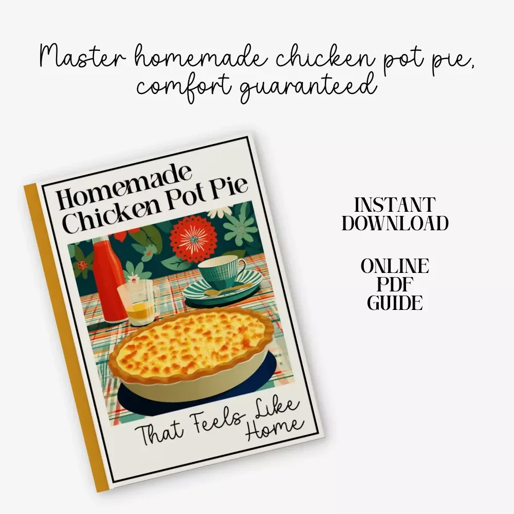 Homemade Chicken Pot Pie That Feels Like Home – Cozy Comfort Food Guide | How to Make Homemade Chicken Pot Pie from Scratch | Easy Family Dinner Recipe eBook