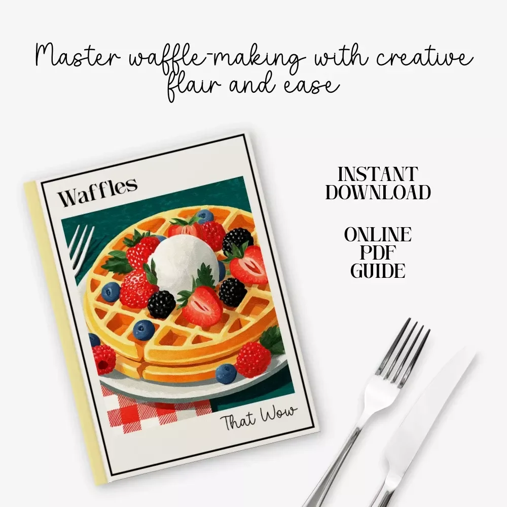 Waffles That Wow | Ultimate waffles recipe Guide + Creative Toppings, Styling & AI Waffle Art
