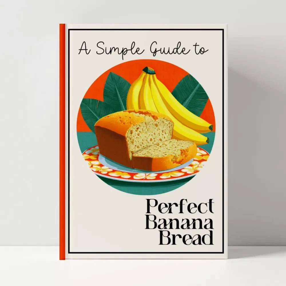 A Simple Guide to Perfect Banana Bread – Digital Download Baking Guide for Beginners, Easy Banana Bread eBook, Baking Tips, Creative Flavor Ideas, AI Baking Inspiration