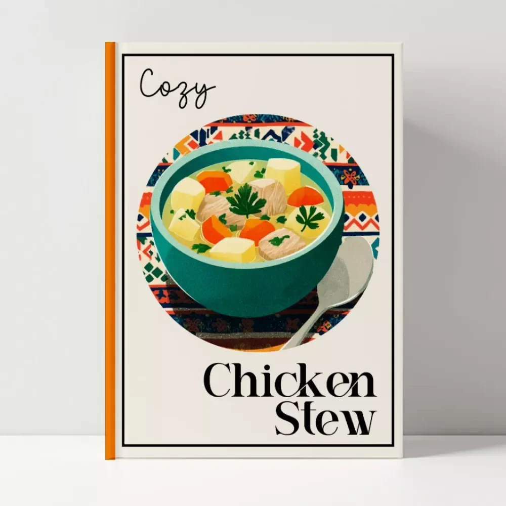 Cozy Chicken Stew – Comfort Food Guide | Easy Homemade chicken stew recipe eBook | Digital Download Kitchen Companion