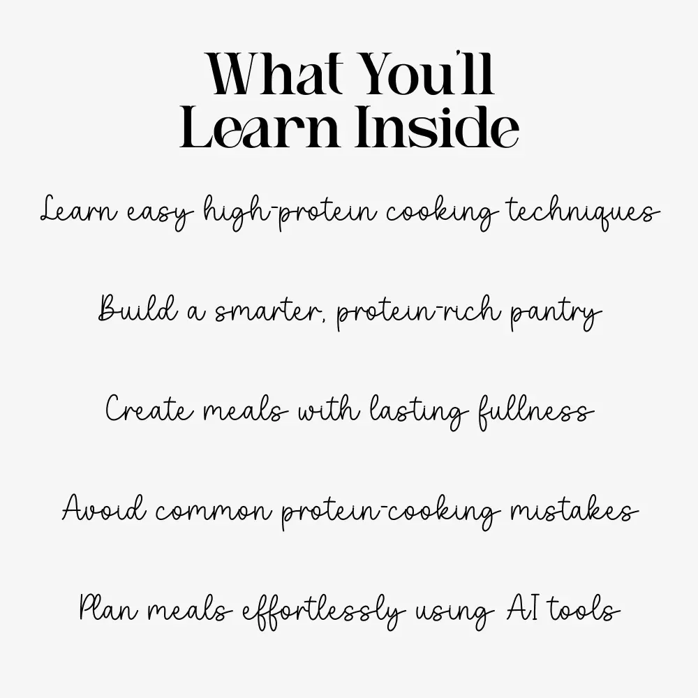 High-Protein Comfort Foods | Printable eBook, Healthy Meal Prep Guide, High-Protein Recipes, Digital Download Cookbook for Easy Clean Eating