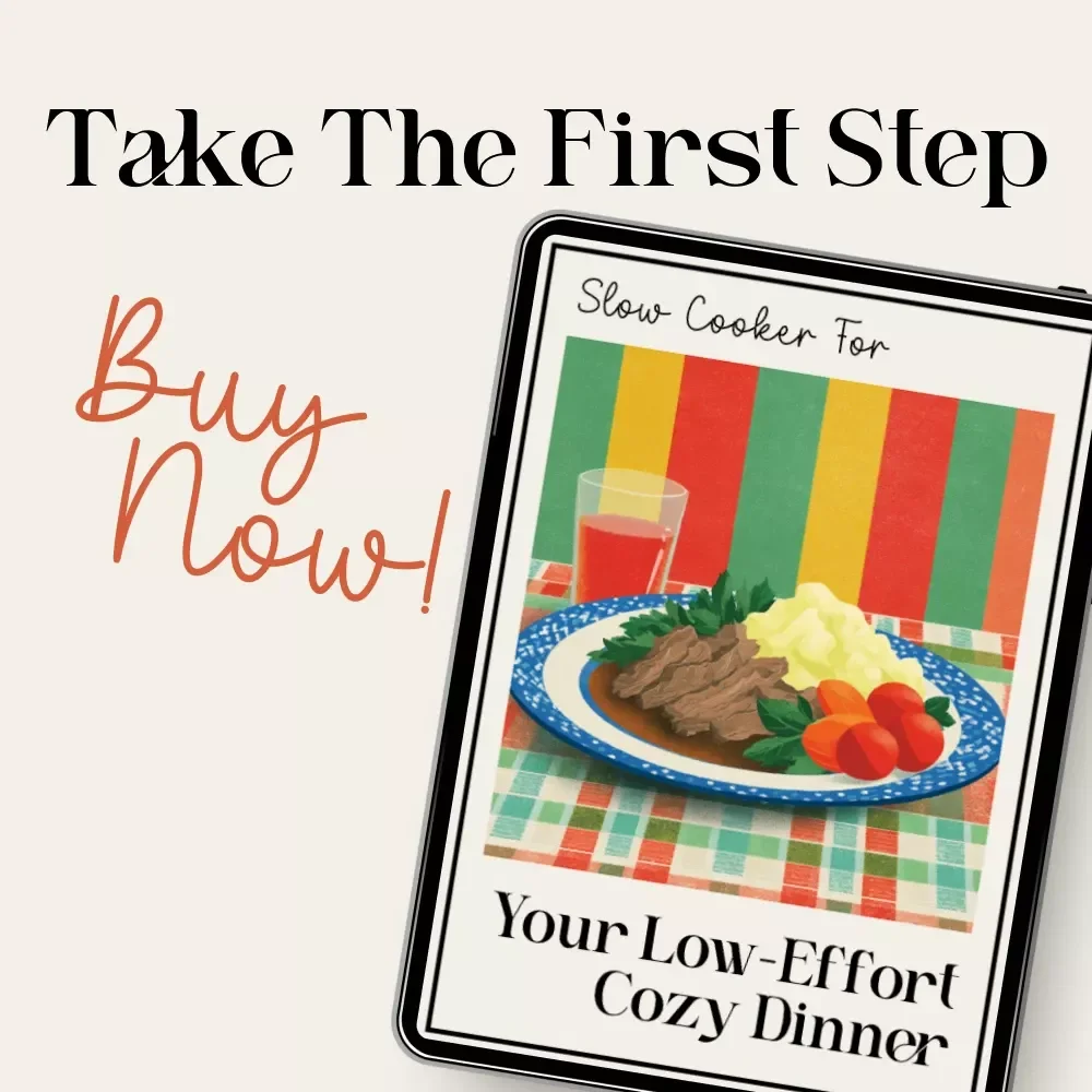 Slow Cooker For Your Low-Effort Cozy Dinner | Cozy Meal Planner | Digital Download Guide for Easy Crockpot Recipes, Low-Effort Weeknight Cooking & Comfort Food Inspiration