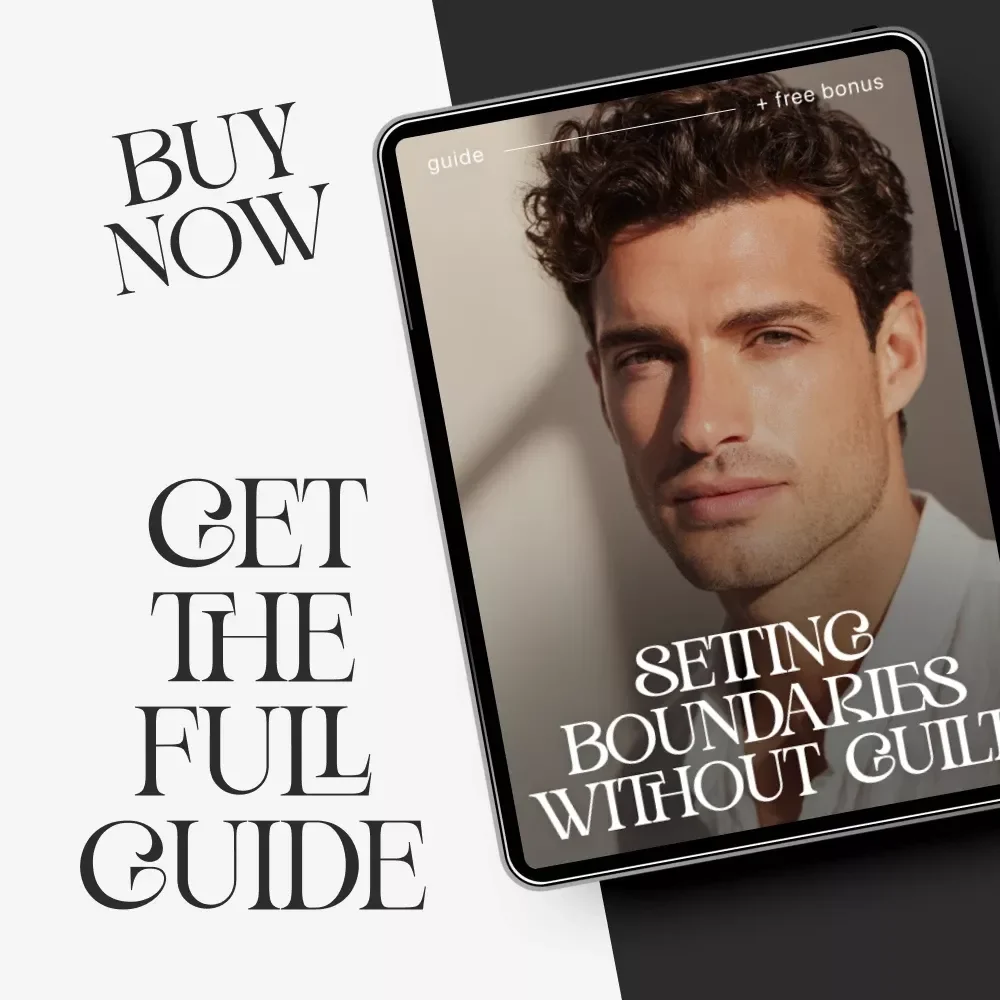 Setting Boundaries Without Guilt | Guide on how to set boundaries with friends, Friendship Communication, Self-Respect Digital Download