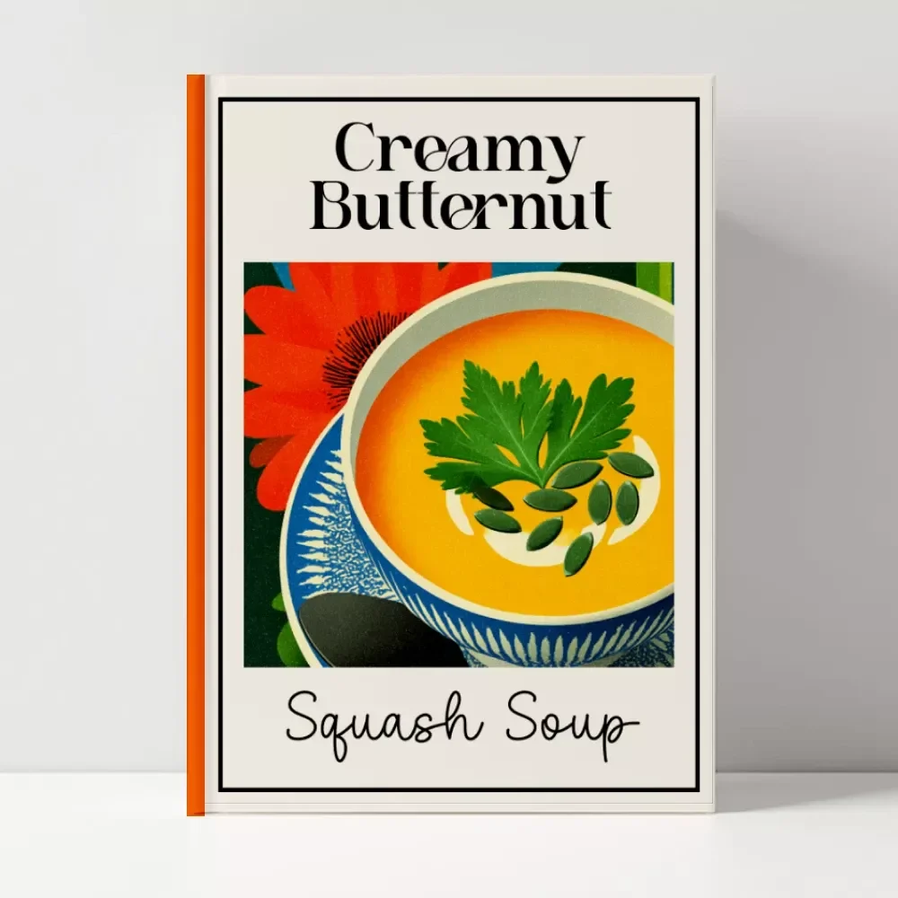 Creamy Butternut Squash Soup Guide | Cozy Kitchen eBook for Comfort Food Lovers | Learn to Make Comfort Food Butternut Squash Soup with Cream