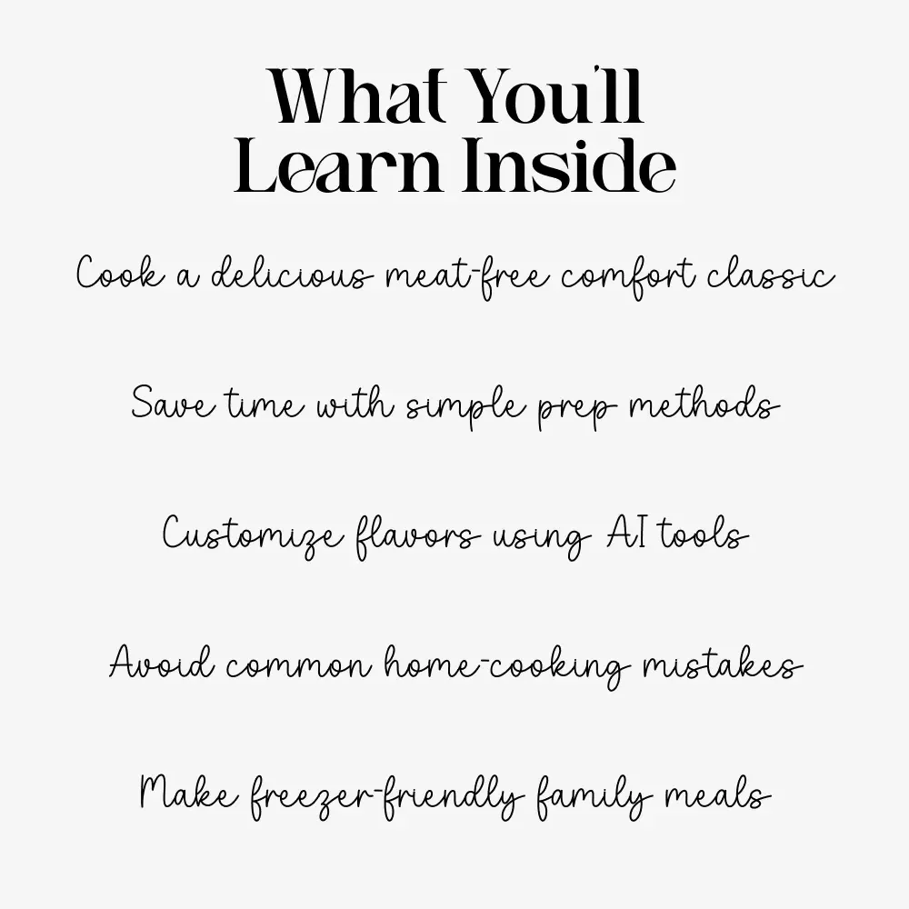 Lentil Cottage Pie – Comfort Food Vegetarian Guide | How to Make Cottage Pie With Lentils | Easy Family Dinner Recipe eBook Download