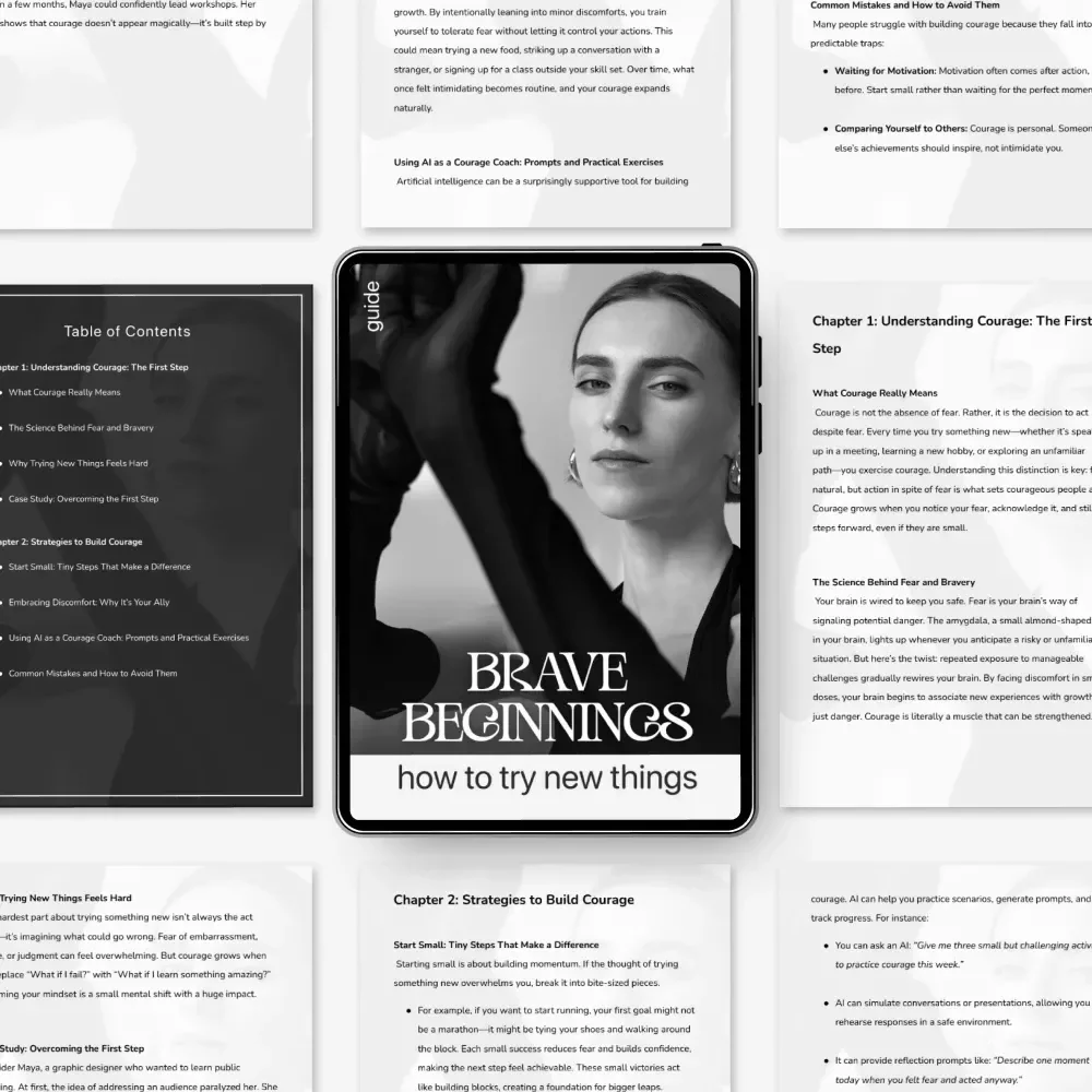 Brave Beginnings: How to Try New Things | Digital Guide | How to Build Courage to Try New Things